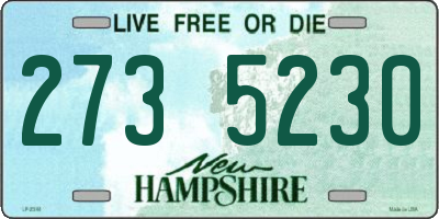 NH license plate 2735230
