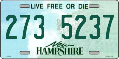 NH license plate 2735237
