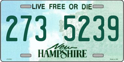 NH license plate 2735239