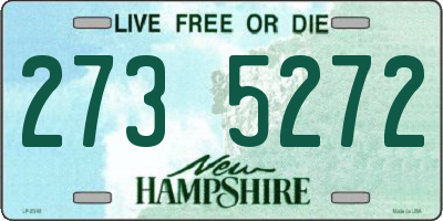 NH license plate 2735272