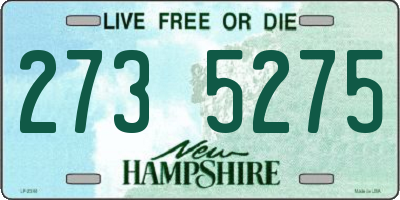 NH license plate 2735275