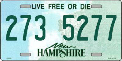 NH license plate 2735277
