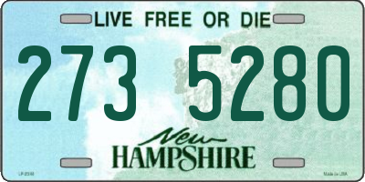 NH license plate 2735280