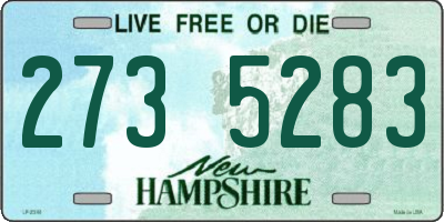 NH license plate 2735283
