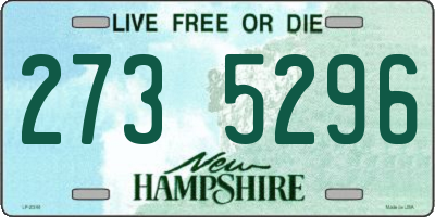 NH license plate 2735296