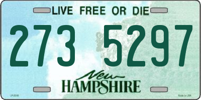 NH license plate 2735297