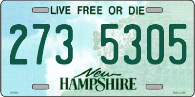 NH license plate 2735305