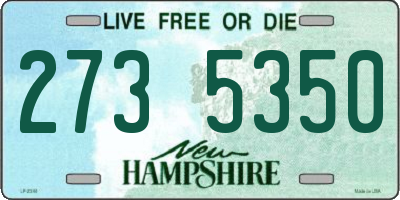 NH license plate 2735350
