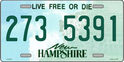 NH license plate 2735391