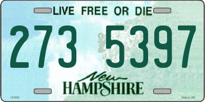 NH license plate 2735397