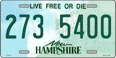 NH license plate 2735400