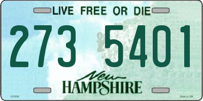 NH license plate 2735401