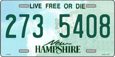 NH license plate 2735408