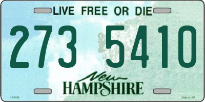 NH license plate 2735410