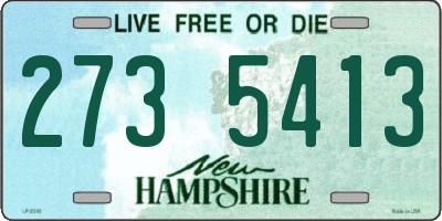 NH license plate 2735413