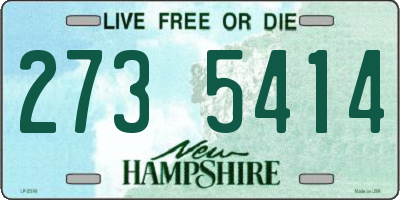 NH license plate 2735414