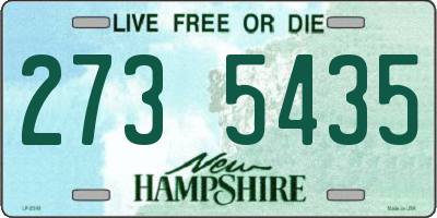 NH license plate 2735435