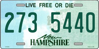 NH license plate 2735440
