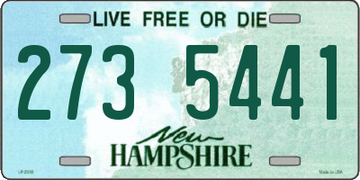 NH license plate 2735441