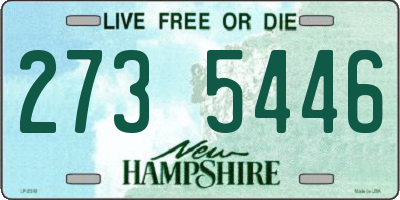 NH license plate 2735446