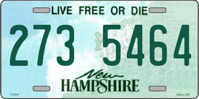 NH license plate 2735464