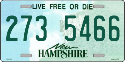 NH license plate 2735466