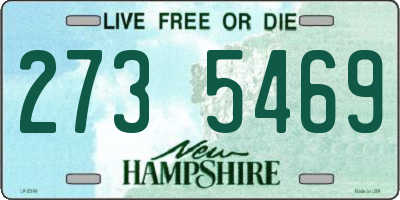 NH license plate 2735469