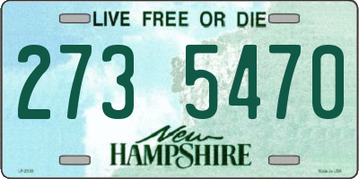 NH license plate 2735470