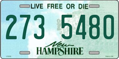 NH license plate 2735480