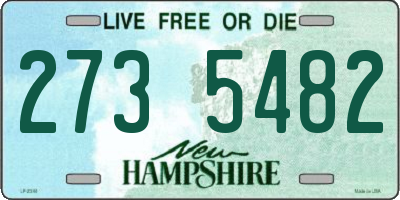 NH license plate 2735482