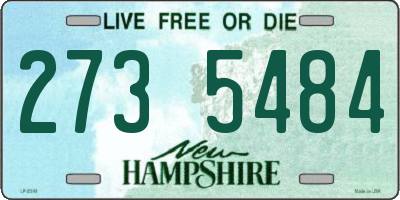 NH license plate 2735484