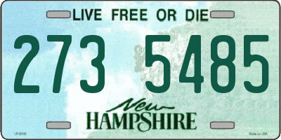 NH license plate 2735485