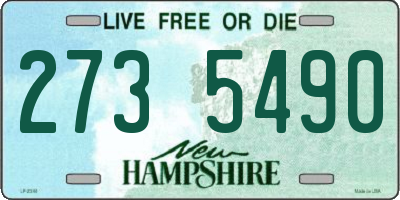 NH license plate 2735490