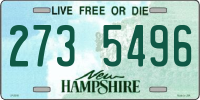 NH license plate 2735496