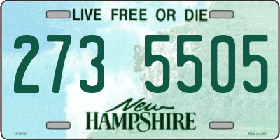 NH license plate 2735505