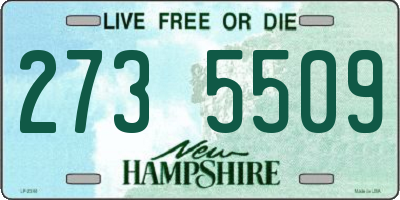 NH license plate 2735509