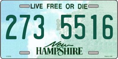 NH license plate 2735516