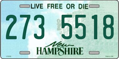 NH license plate 2735518
