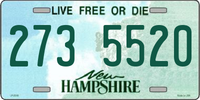 NH license plate 2735520