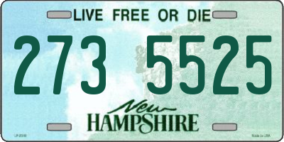 NH license plate 2735525