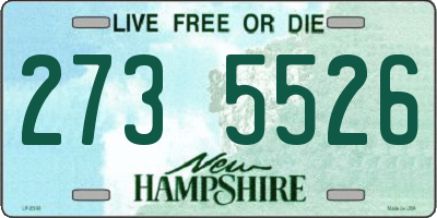 NH license plate 2735526