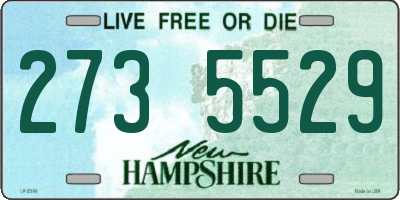 NH license plate 2735529
