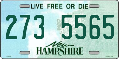 NH license plate 2735565