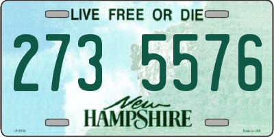 NH license plate 2735576