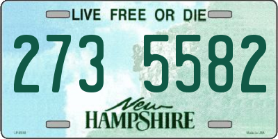 NH license plate 2735582