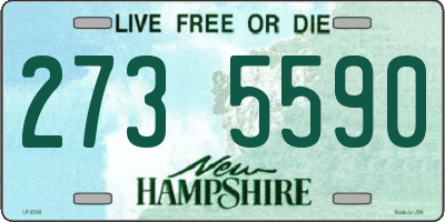 NH license plate 2735590