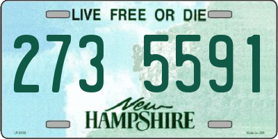 NH license plate 2735591