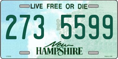 NH license plate 2735599