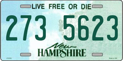 NH license plate 2735623
