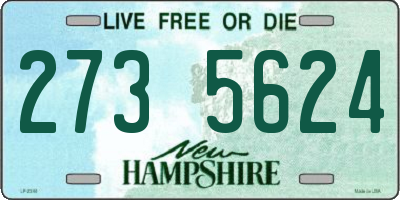 NH license plate 2735624